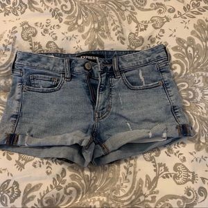 Express stretch jean short